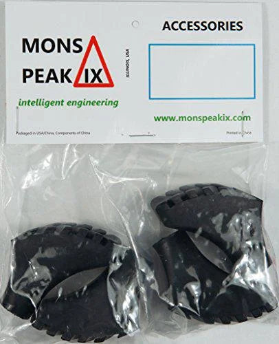 mons peak ix nordic walking poles rubber tips (4-pack)