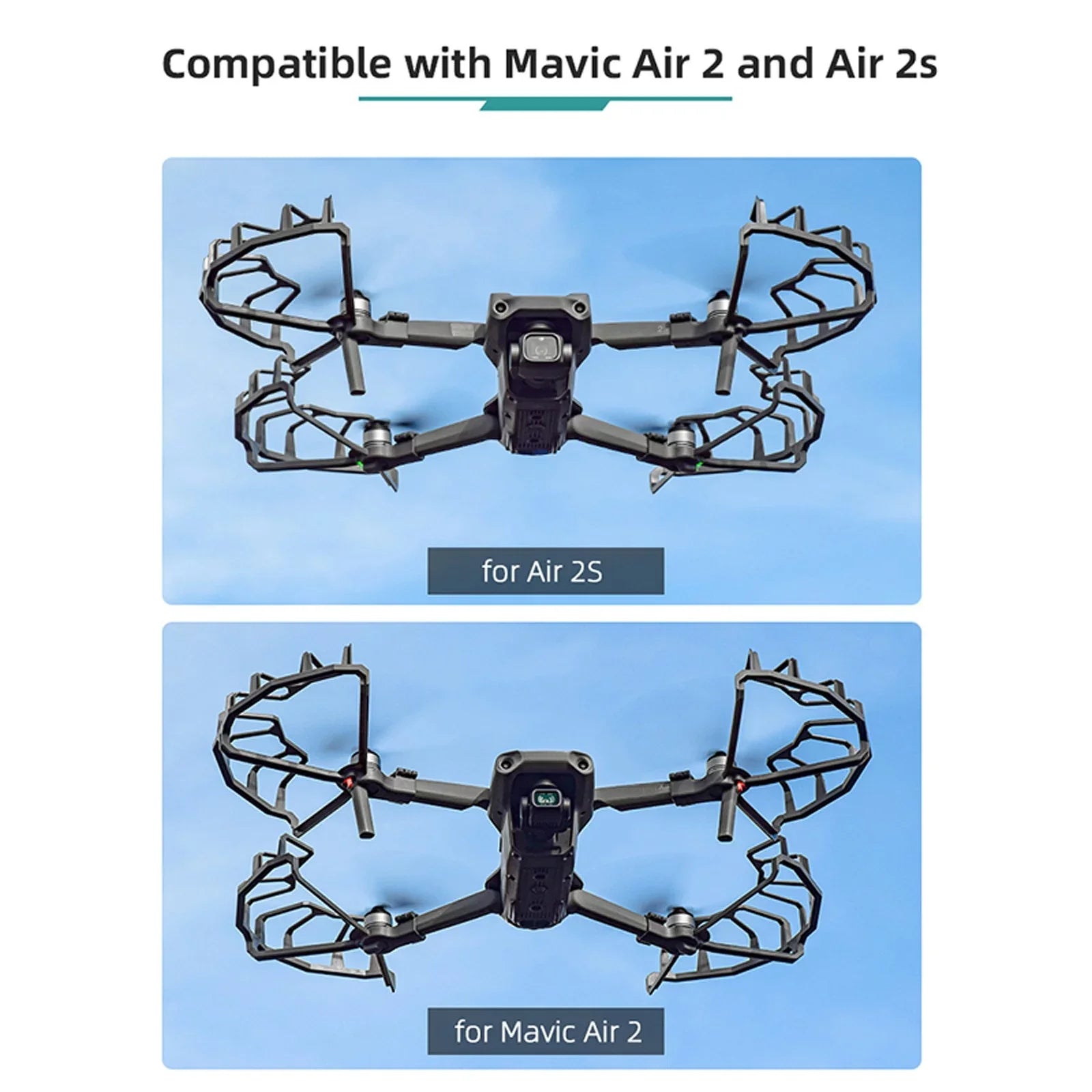 ZiSUGP Propeller Protection Ring For  Mavic Air 2/Air 2S Drone Propeller Leaf Guard Protection Drone Accessories  11 Pro Drone