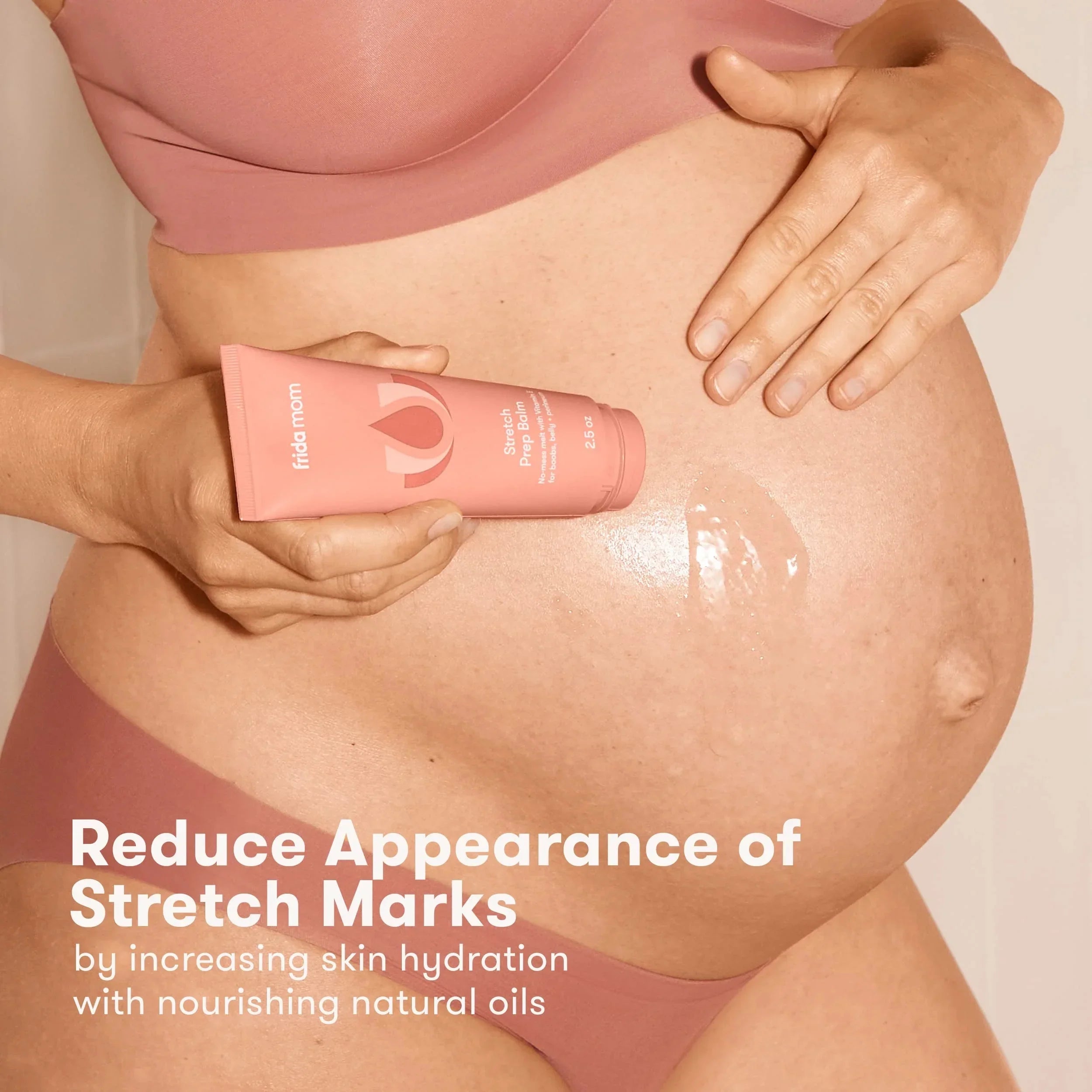Frida Mom Pregnancy Skincare Body Relief Set for Stretch Marks, Dry Skin, Swelling  Chafing - 4 Ct