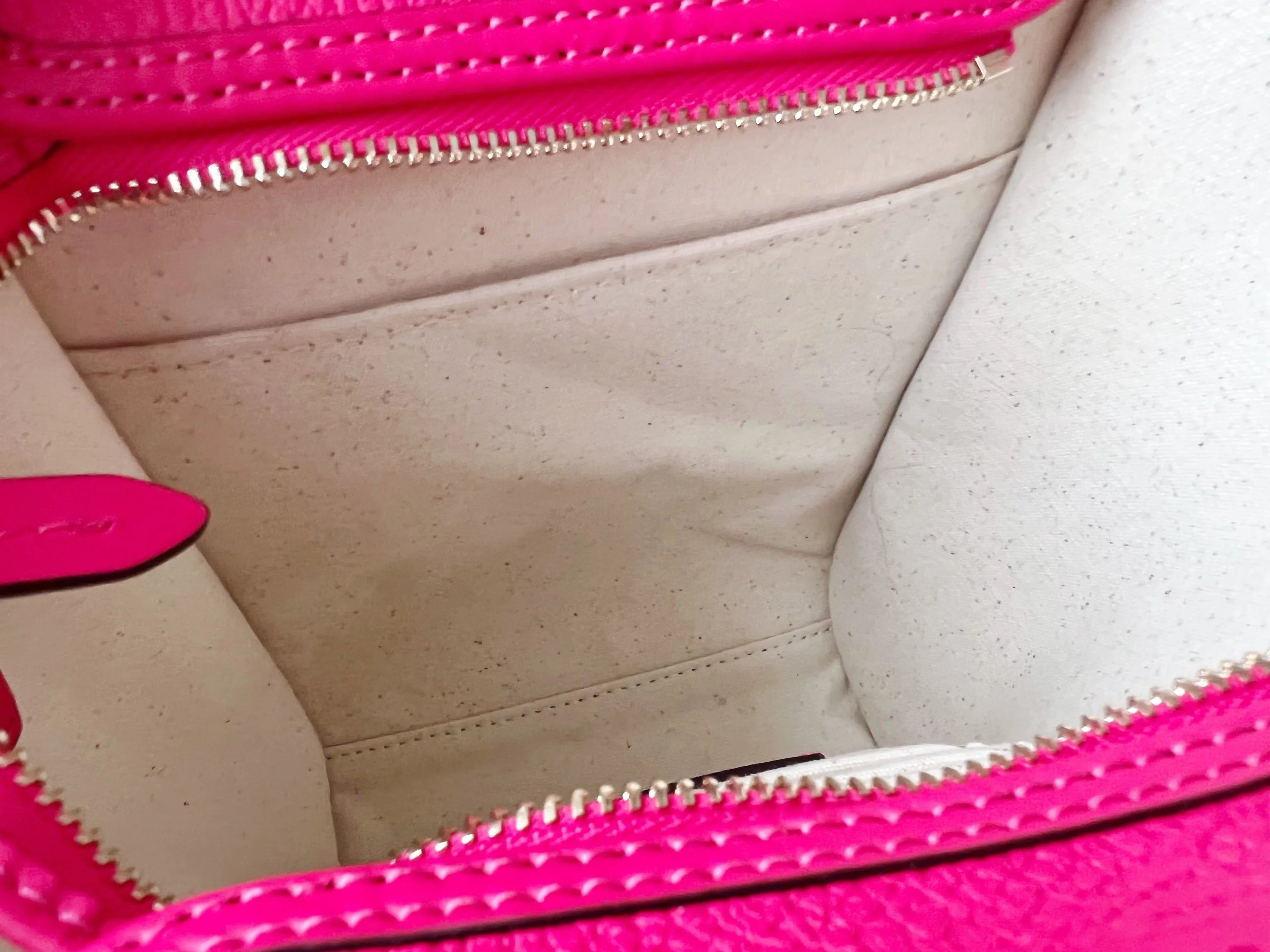 Kate Spade New York Ella Mini Top Zip Tote Crossbody Bikini Pink White Logo