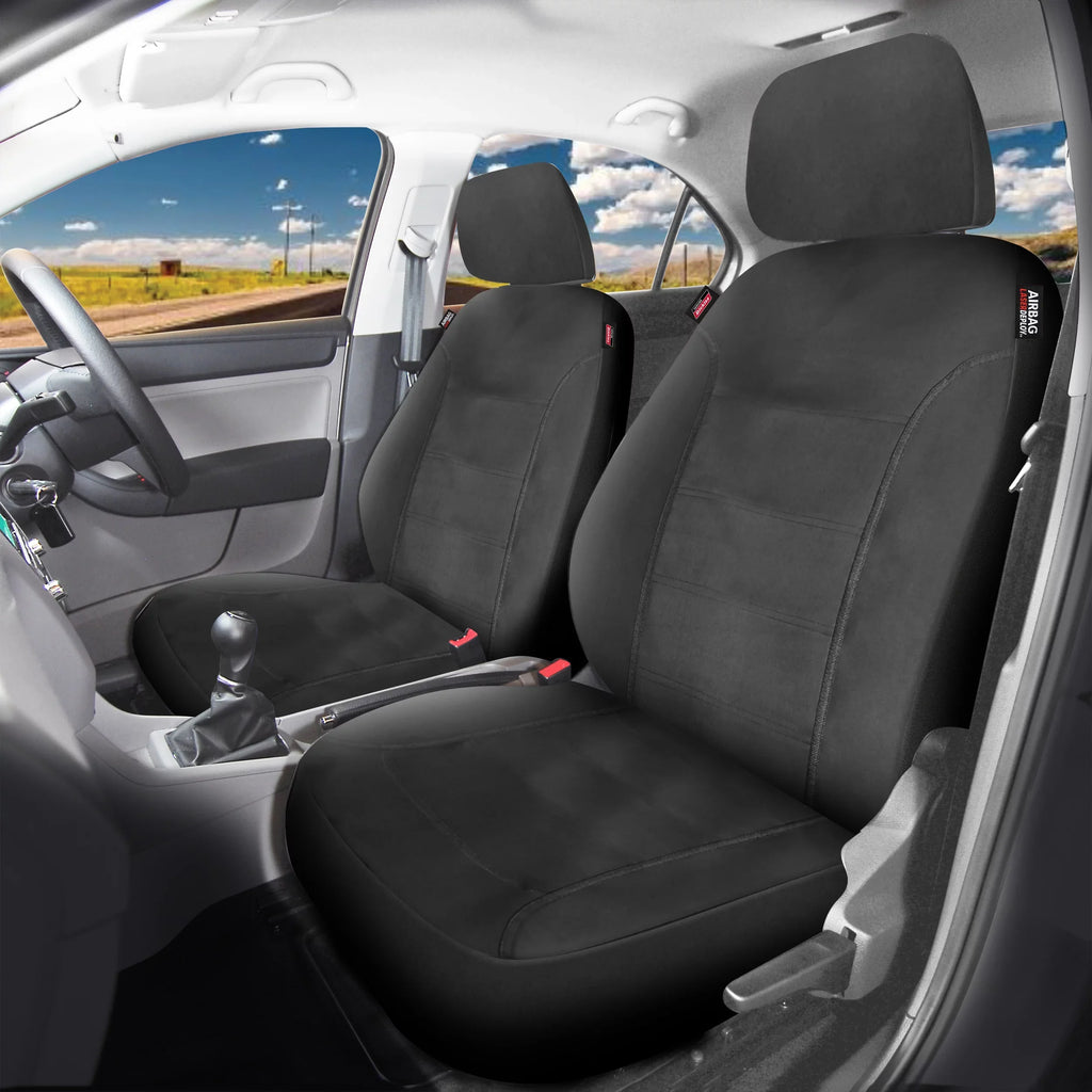 Genuine Dickies 2 Piece Durazone Car Seat Covers, Black