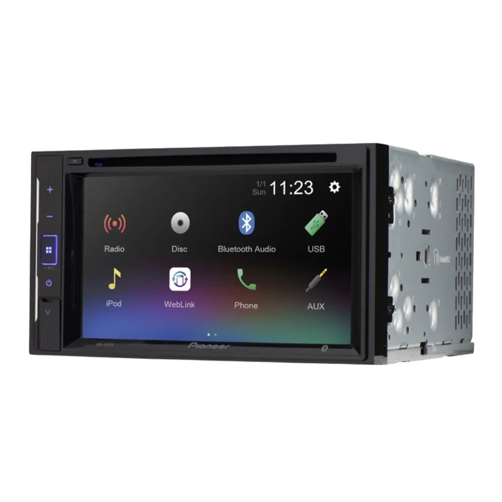 Bundle with Pioneer Multimedia  Car Stereo and Installation Kit - for 1992-1995 Cadillac Eldorado / Bluetooth  Touchscreen Radio - Backup Camera, Double Din Dash Kit