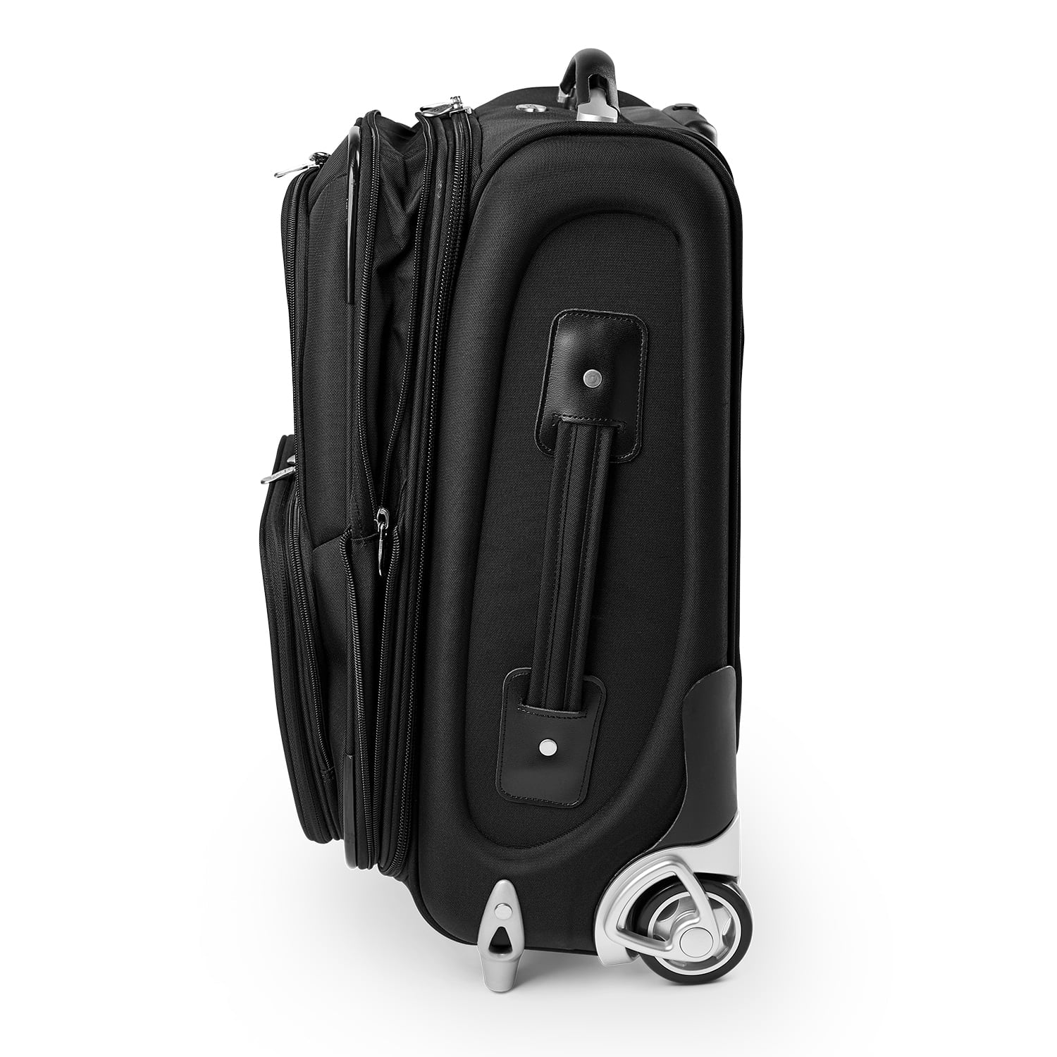 Black Iowa State Cyclones 21" Softside Rolling Carry-On Suitcase