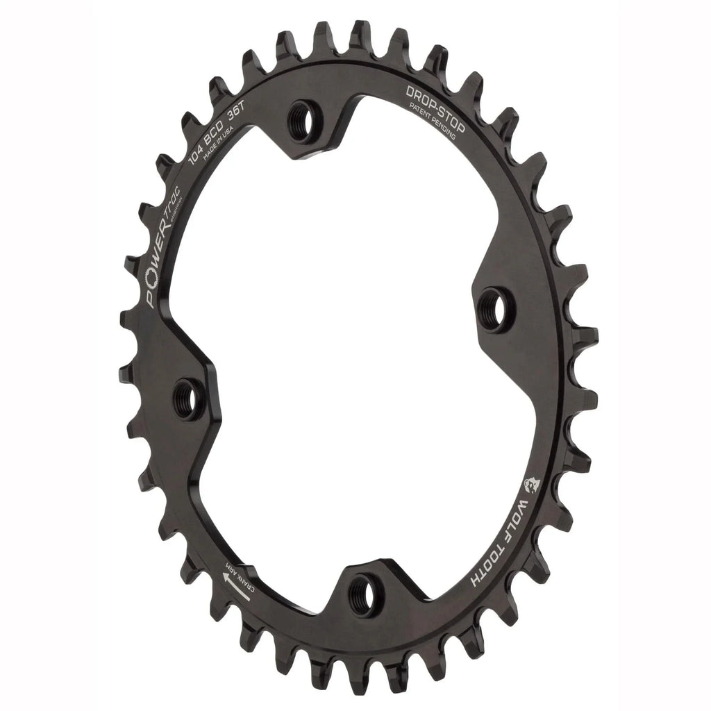 Wolf Tooth Elliptical 104  Hyperglide+ Chainring - Tooth Count: 34 Chainring : 104