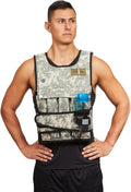20LBS - 140LBS Adjustable Weighted Vest With Shoulder Pads Option For Men And Women