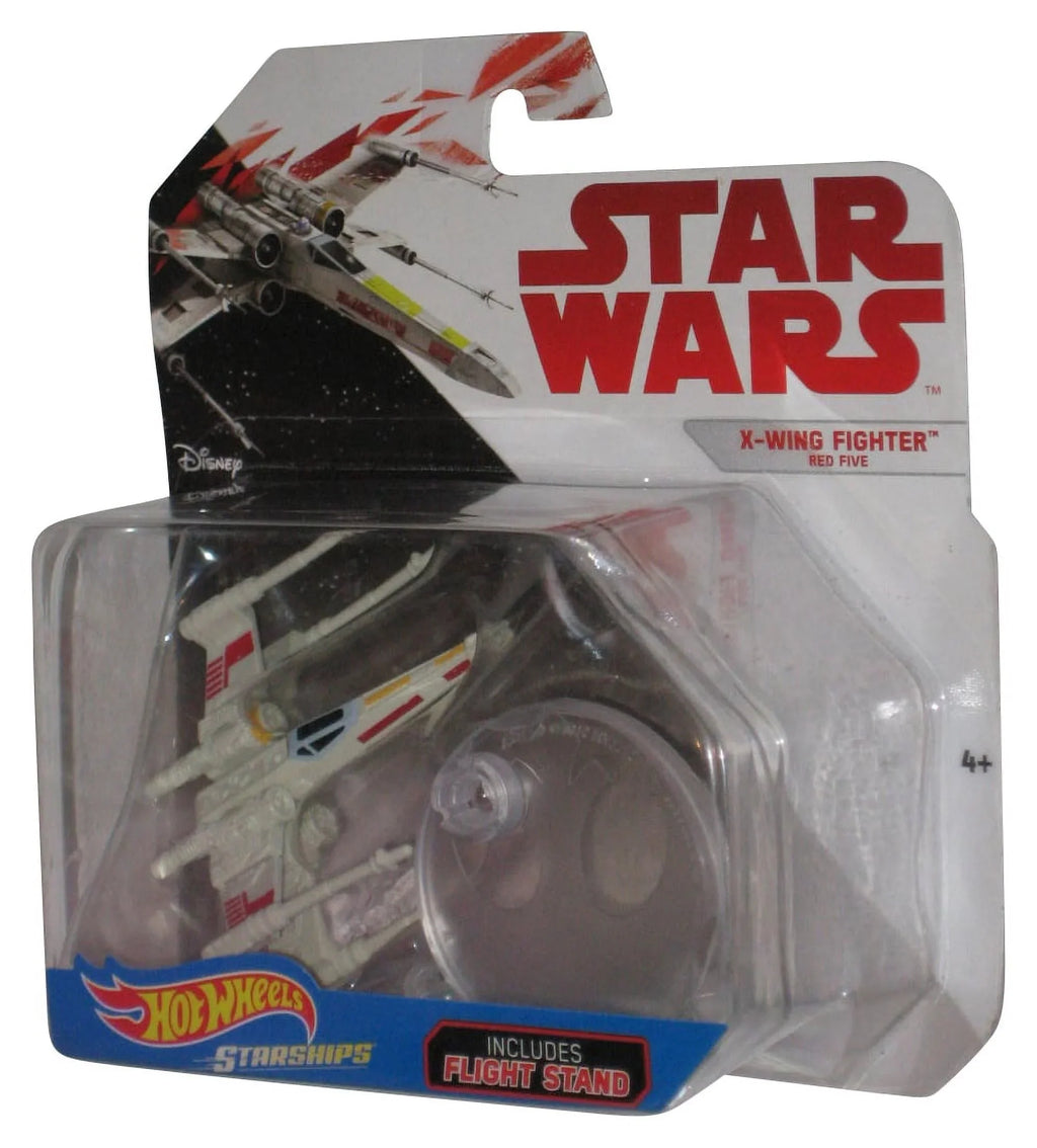 Star Wars Hot Wheels (2016) -Wing Fighter Red Five Starship Vehicle Toy