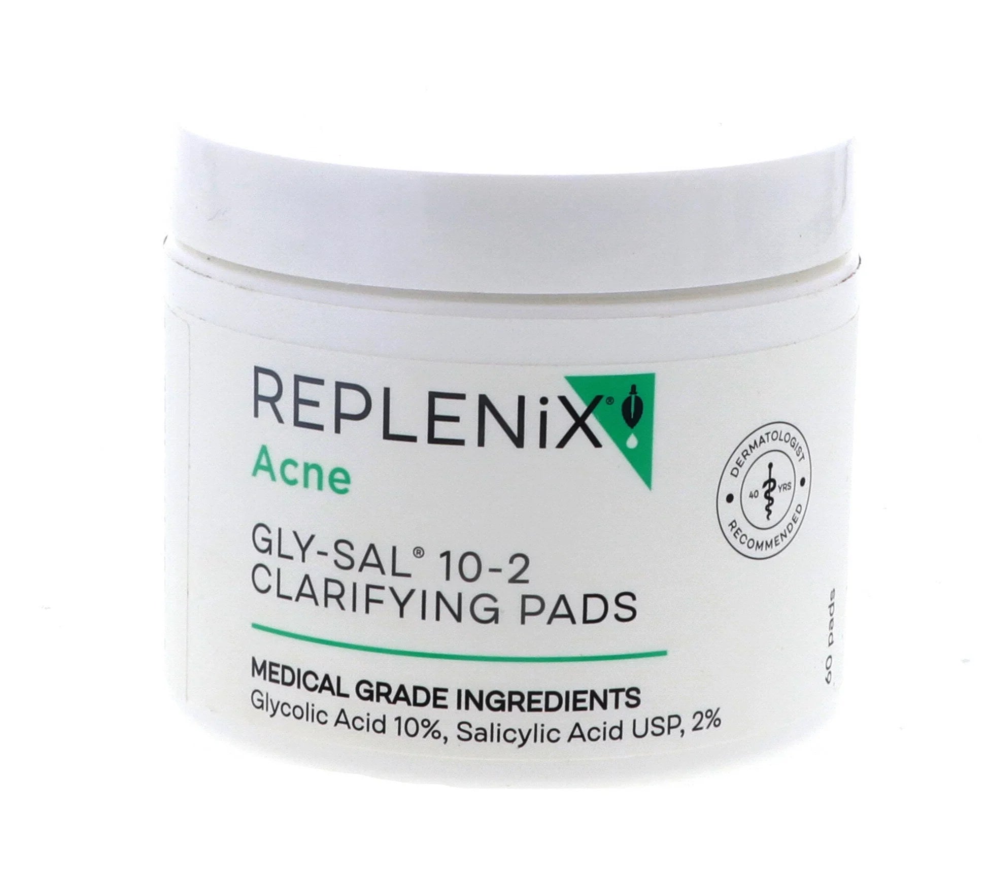 Replenix Gly-Sal 10-2 Clarifying Pads, 60 pads
