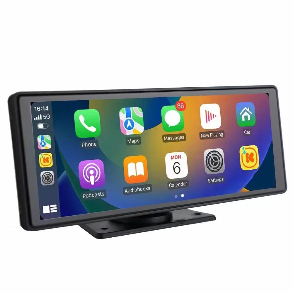 ammoon Multi language Car Video Recorder   Car Console, Front and Rear Dual Cameras, Mobilephone Control