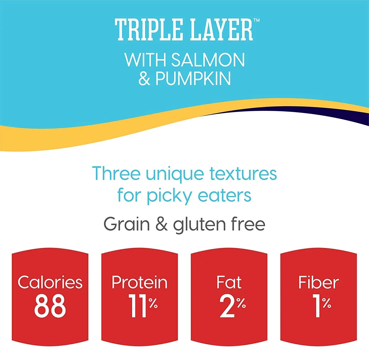 Solid Gold Grain Free Wet Cat Food Pate - Made with Real Salmon & Pumpkin - Triple Layers Canned Cat Food Mousse, Pate, and Shreds for Healthy Digestion, Weight Control, & Overall Immunity