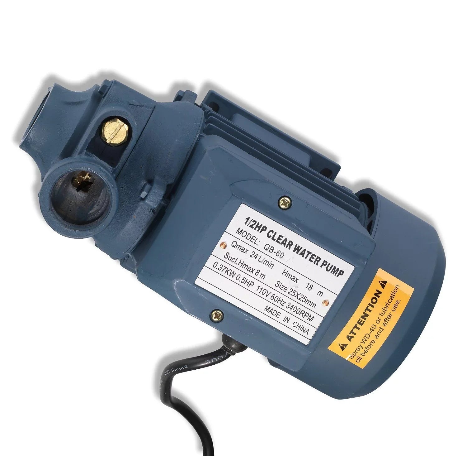 Neiko 50639 Electric Centrifugal Clear Water Pump, 1