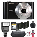 Sony Cyber-shot - Digital Camera + Extra Battery + Flash - 64GB Kit