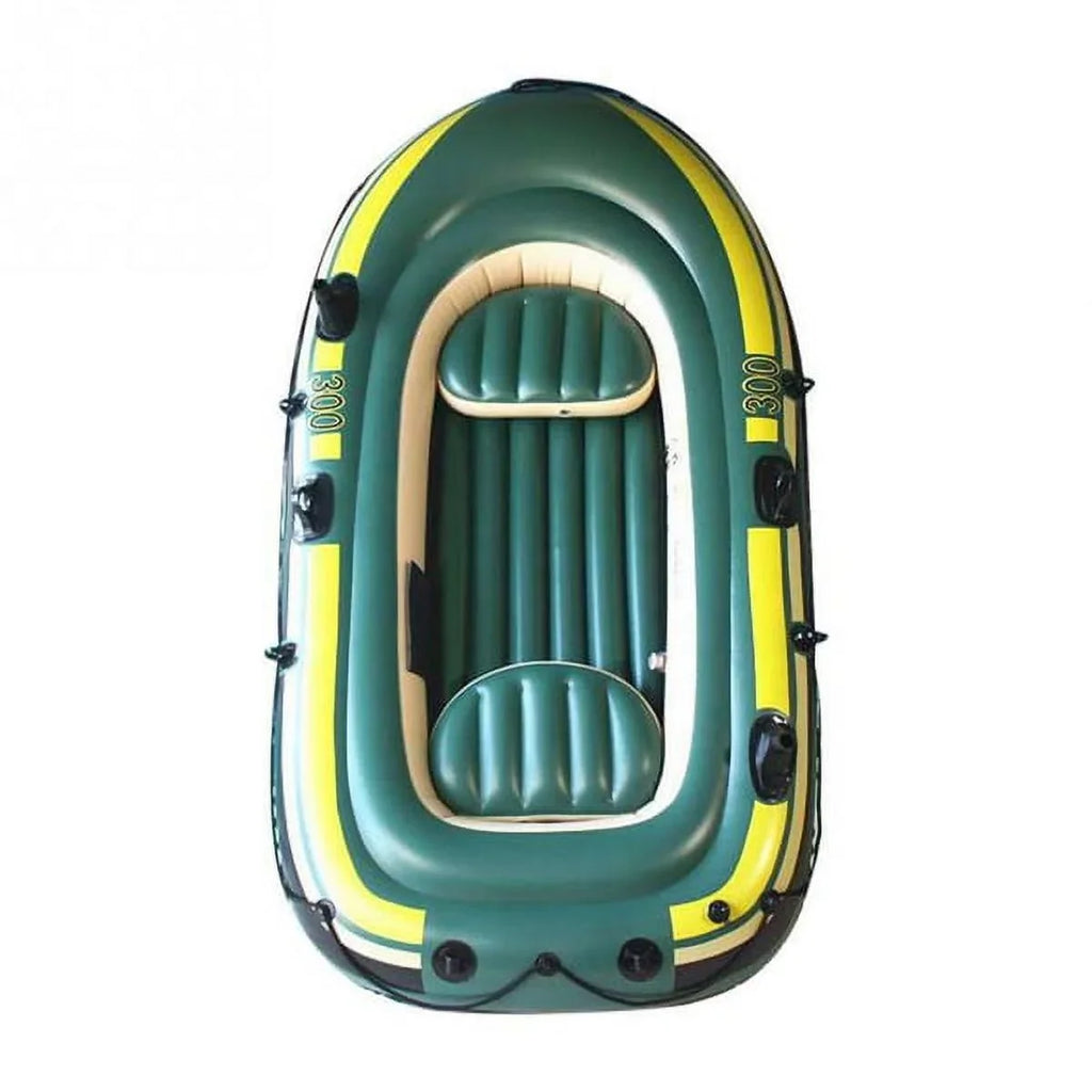 Eastbuy Green  Inflatable Two/Three Person Rowing Air Boat Fishing Drifting Diving Tool