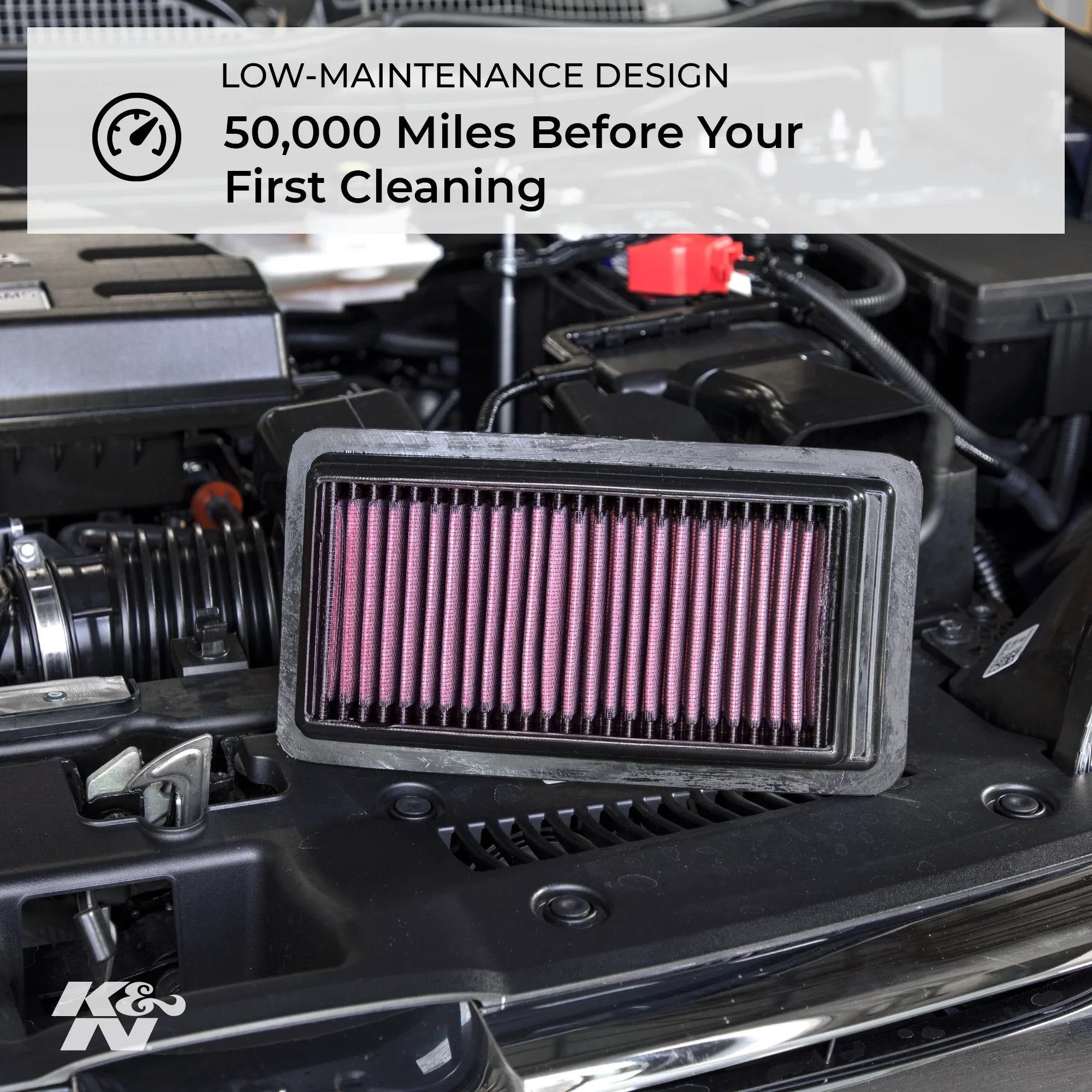 & Engine Air Filter: Washable, Replacement Filter: 2003-2019 //, 33-3015