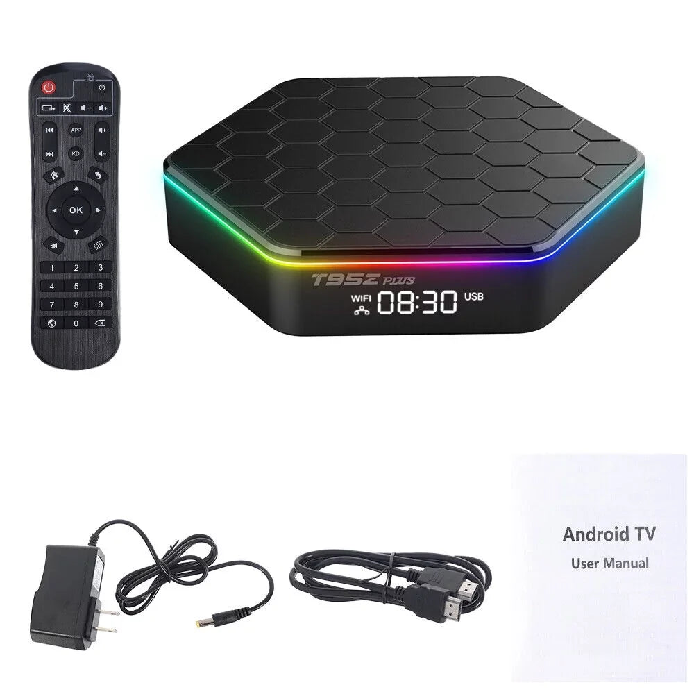 Quad Core 8K  Video 64GB Memory 6K Stream Player 2023  Plus Smart Android 12.0  Box