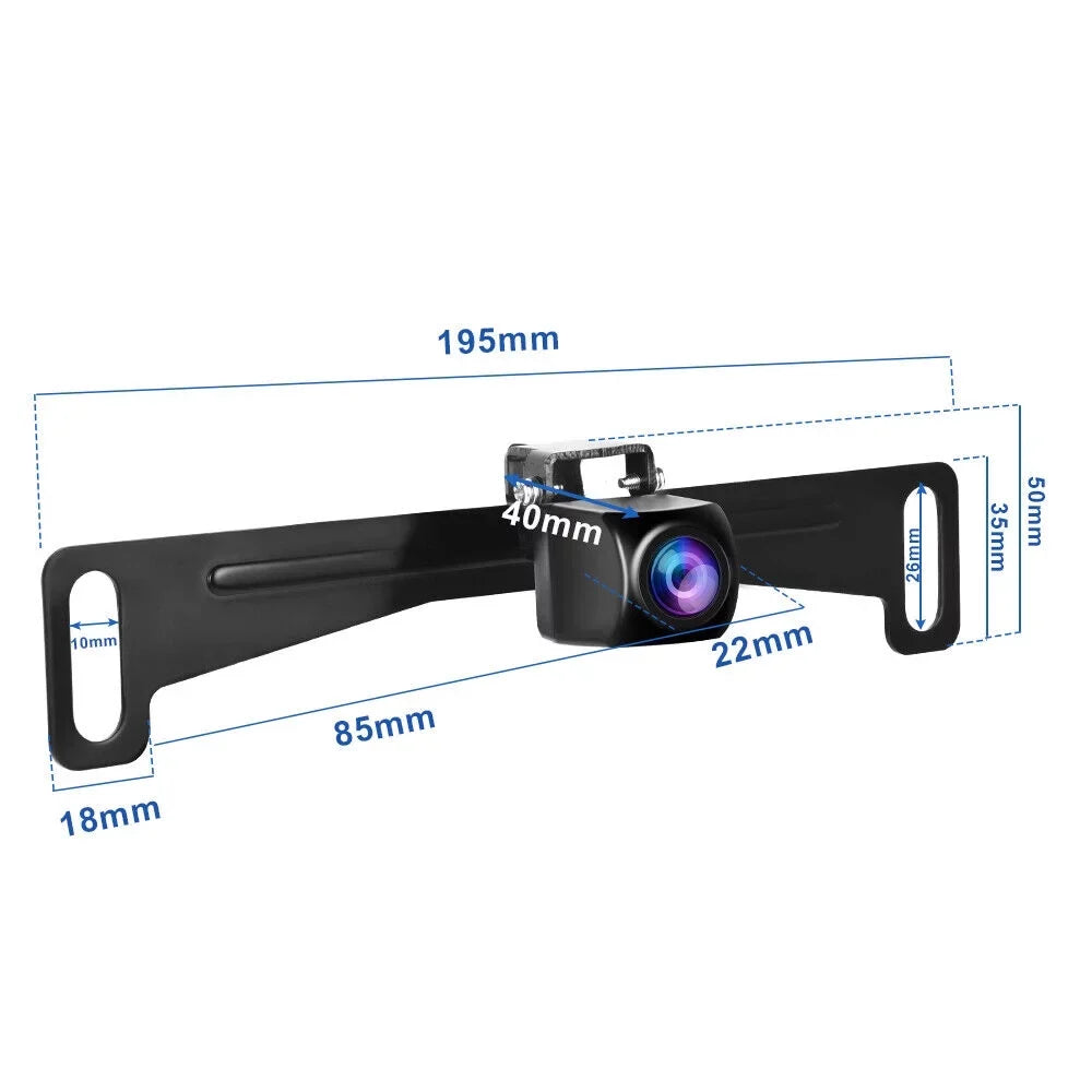 4.3inch  Monitor Car Backup Reverse Camera Rear View Parking License Plate System