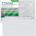 Filterbuy 8x24x4  8 Pleated   Furnace Air Filters (5-Pack)