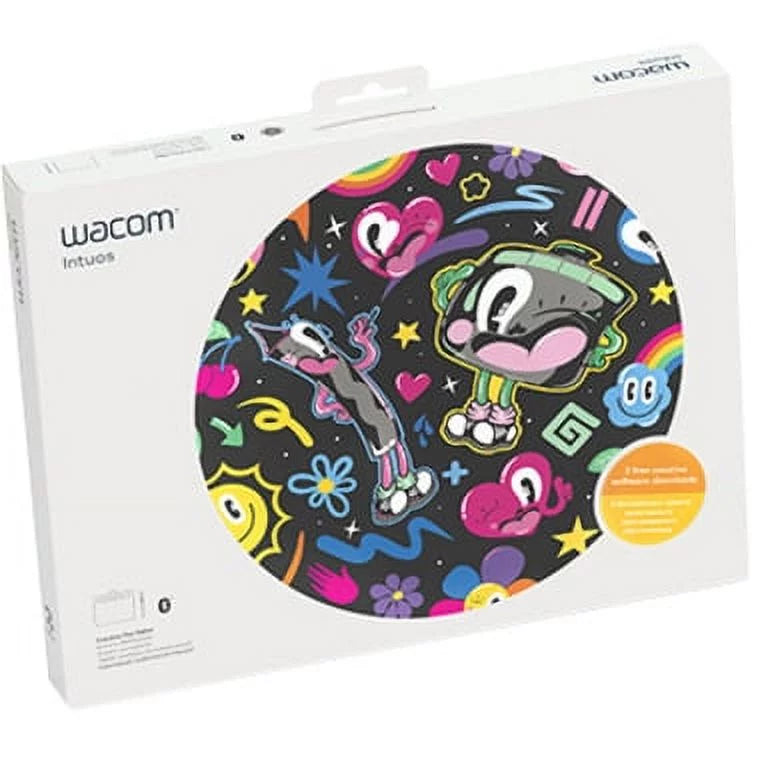 Wacom Intuos Wireless Graphics Drawing Tablet for Mac, , Chromebook & Android (medium) with Software Included, Black (