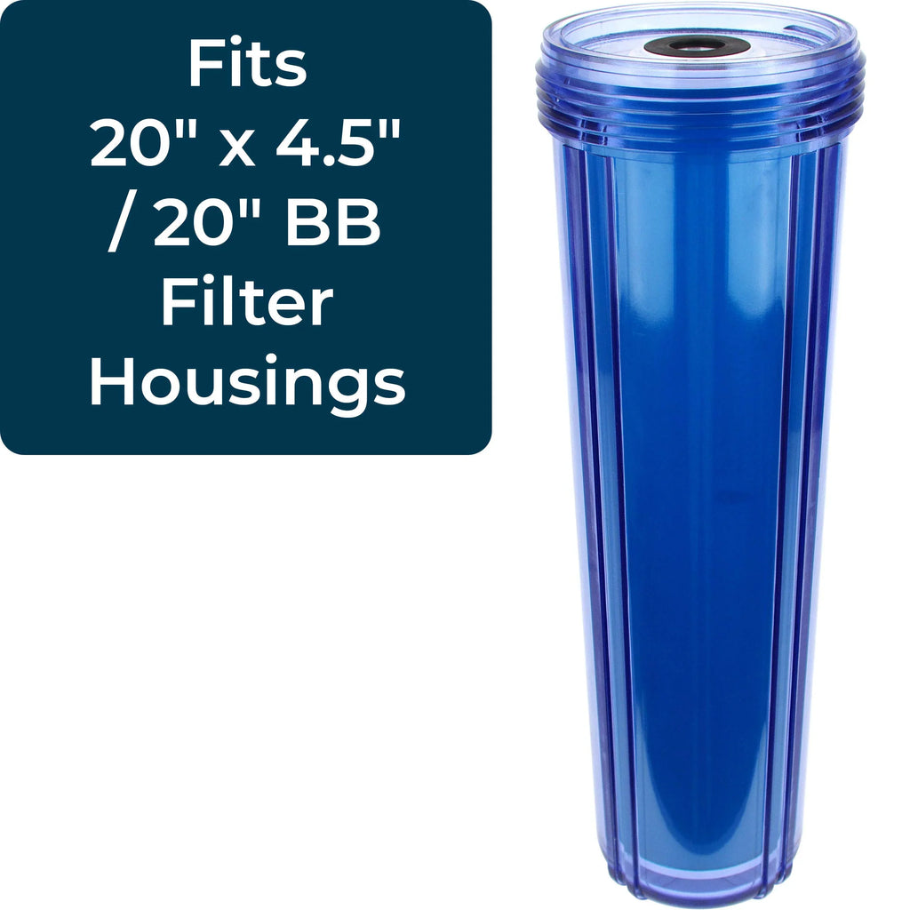 SpiroPure --20BB 20” x 4.5” Cation Resin Water Softener Cartridge -20BB 155321-43 (Case of 4)
