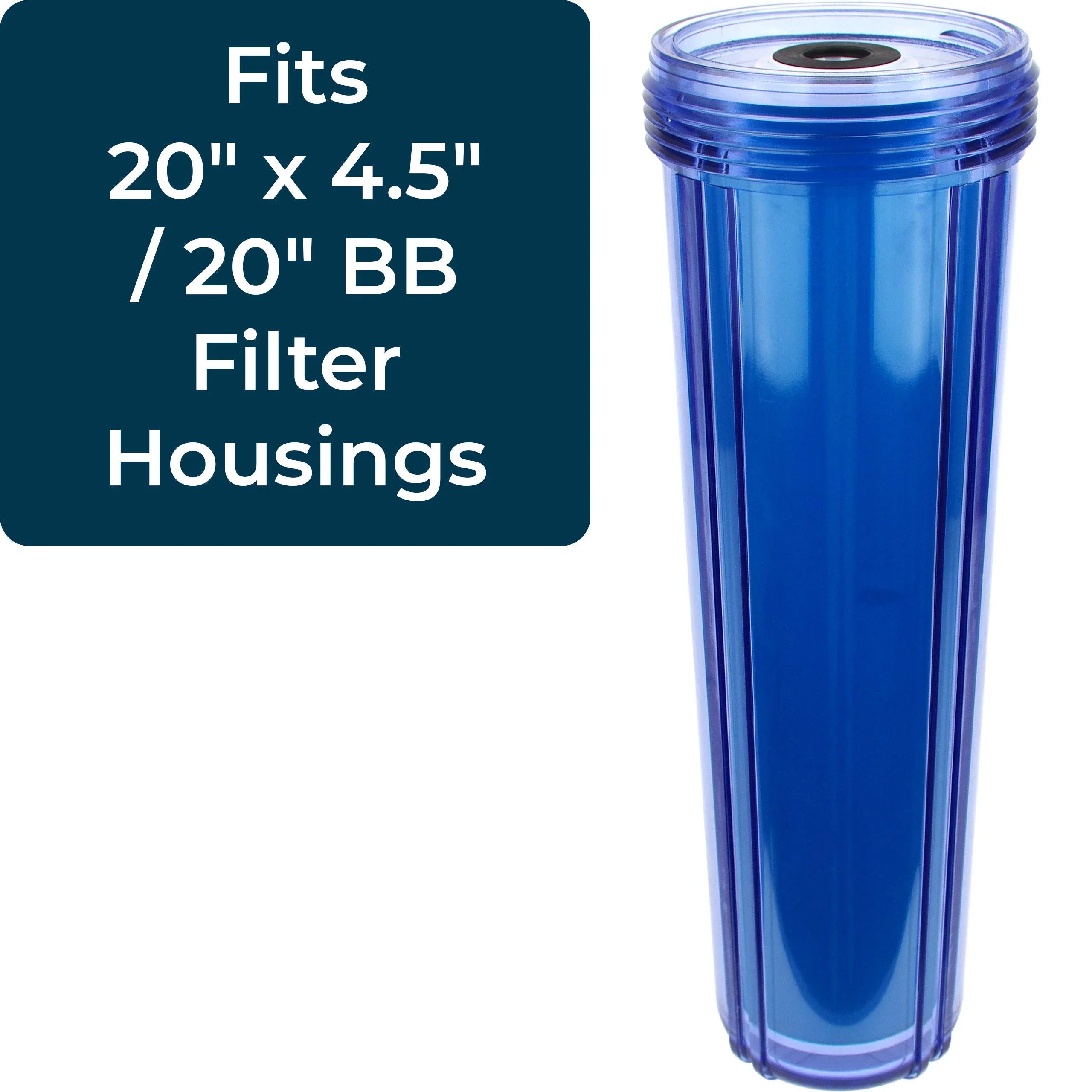 SpiroPure --20BB 20” x 4.5” Cation Resin Water Softener Cartridge -20BB 155321-43 (Case of 4)