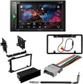 Bundle for 2002-2004 Chevrolet -10 Pickcup / Pioneer -241EX Double  Car Stereo with Bluetooth/Backup Camera/Install Kit/in-Dash / / 6.2" Touchscreen Digital Media Receiver
