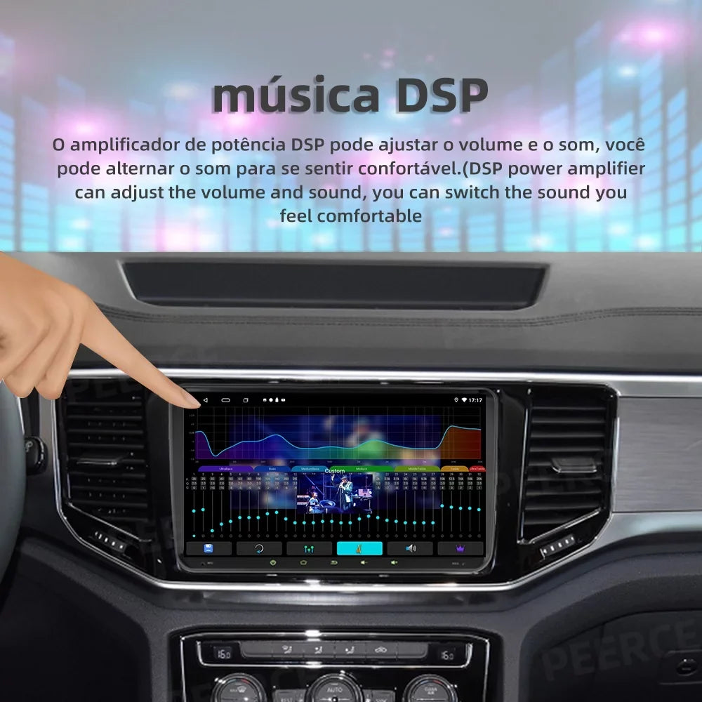 9 inch Android Car  Navigation for  Volkswagen Golf Polo Tiguan Passat Jetta with Apple Carplay Android Auto  WiFi    with Backup Camera