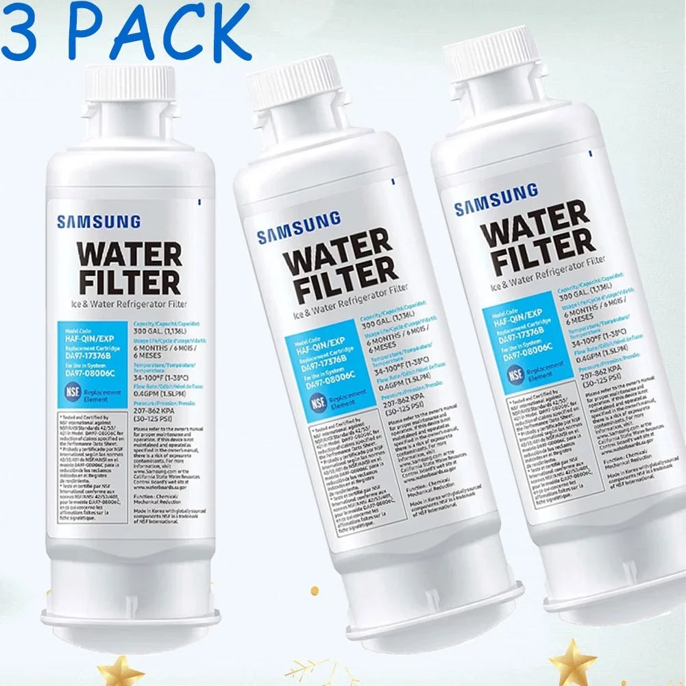 3 pcs -17376B - Refrigerator Water Filter -08006C