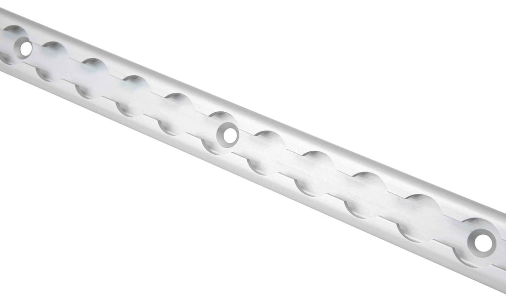 Heavy Duty Aluminum 4ft -Track (8 Pcs) w/ -Track Stud Stainless Steel Ring (32 Pcs) Tie Down System for Enclosed Trailers and Cargo Vans