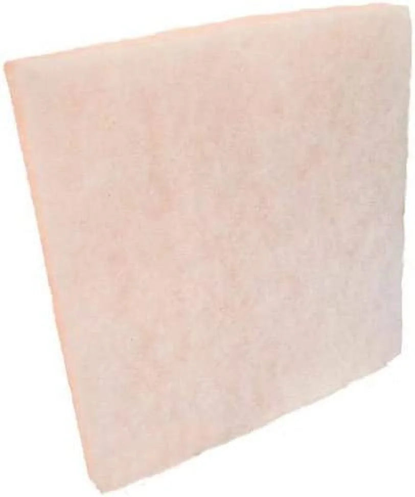 /Air Filter Media Roll, Orange/White  Polyester Media with a Heavy Dry Tackifier - 1 inch x 25 inch x 24 Foot