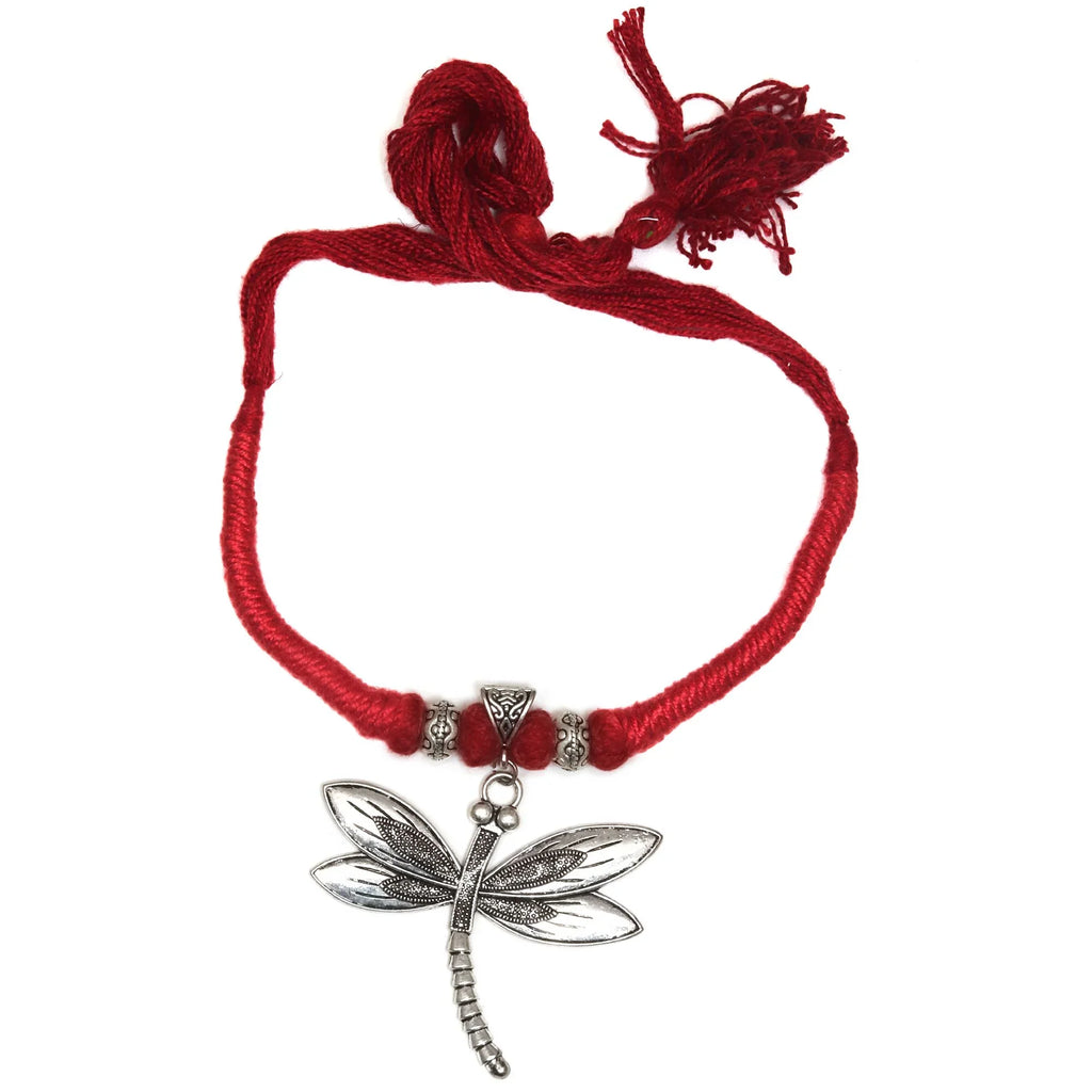 Mother's Day 925 Silver Buterfly Macrame Thred 925 Silver Jewelry Necklace 20 in