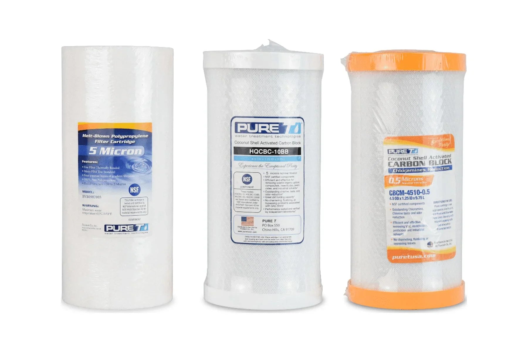 '- Pre-filter set for / Reverse Osmosis & Nanofiltration Water Filter Systems
