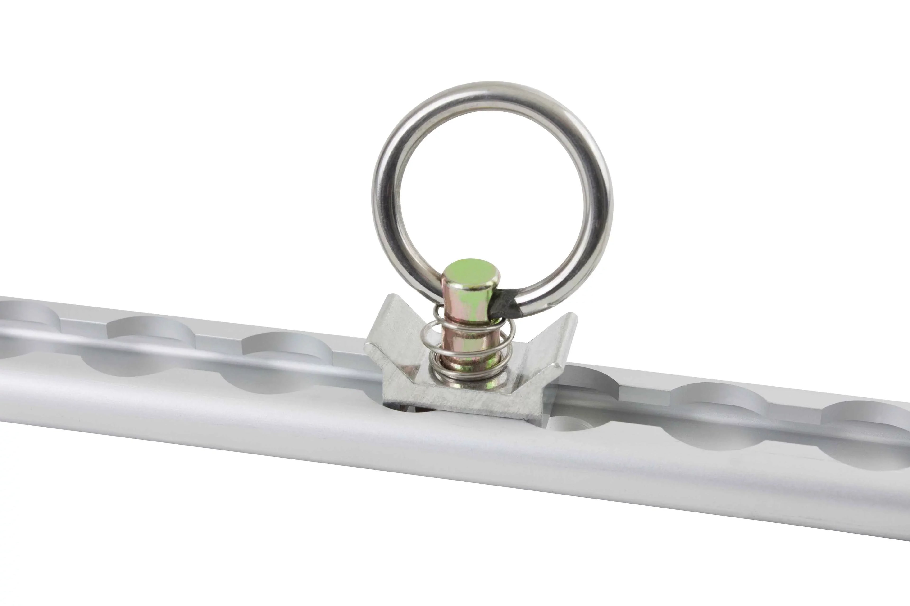 Heavy Duty Aluminum 4ft -Track (8 Pcs) w/ -Track Stud Stainless Steel Ring (32 Pcs) Tie Down System for Enclosed Trailers and Cargo Vans