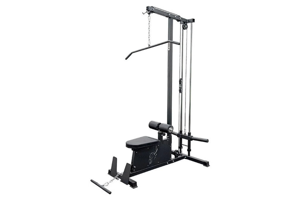 : Plate-Loaded Lat-Pulldown/Low-Row Combo