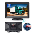 Wireless Backup Camera Kit 5 Inch  Monitor  Video Recorder with  Menu Rear View Camera 720P  Reverse Camera for Car Van Truck Camper Trailer