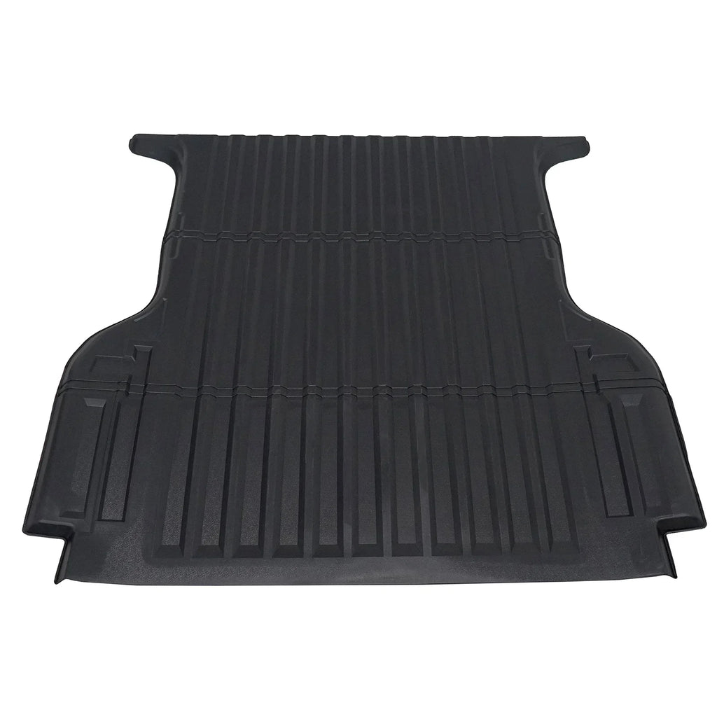 Ikon Motorsports Truck Bed Mat Compatible With 2019-2024 Ford Ranger Super Crew Cab 5Ft Short Bed, Black Rear Storage Floor Liner  Cargo Guard All Weather 3D Heavy Duty Trunk Flooring Protector