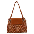 Pre-owned  Rouette Soft Canvas Shoulder Bag Orange
