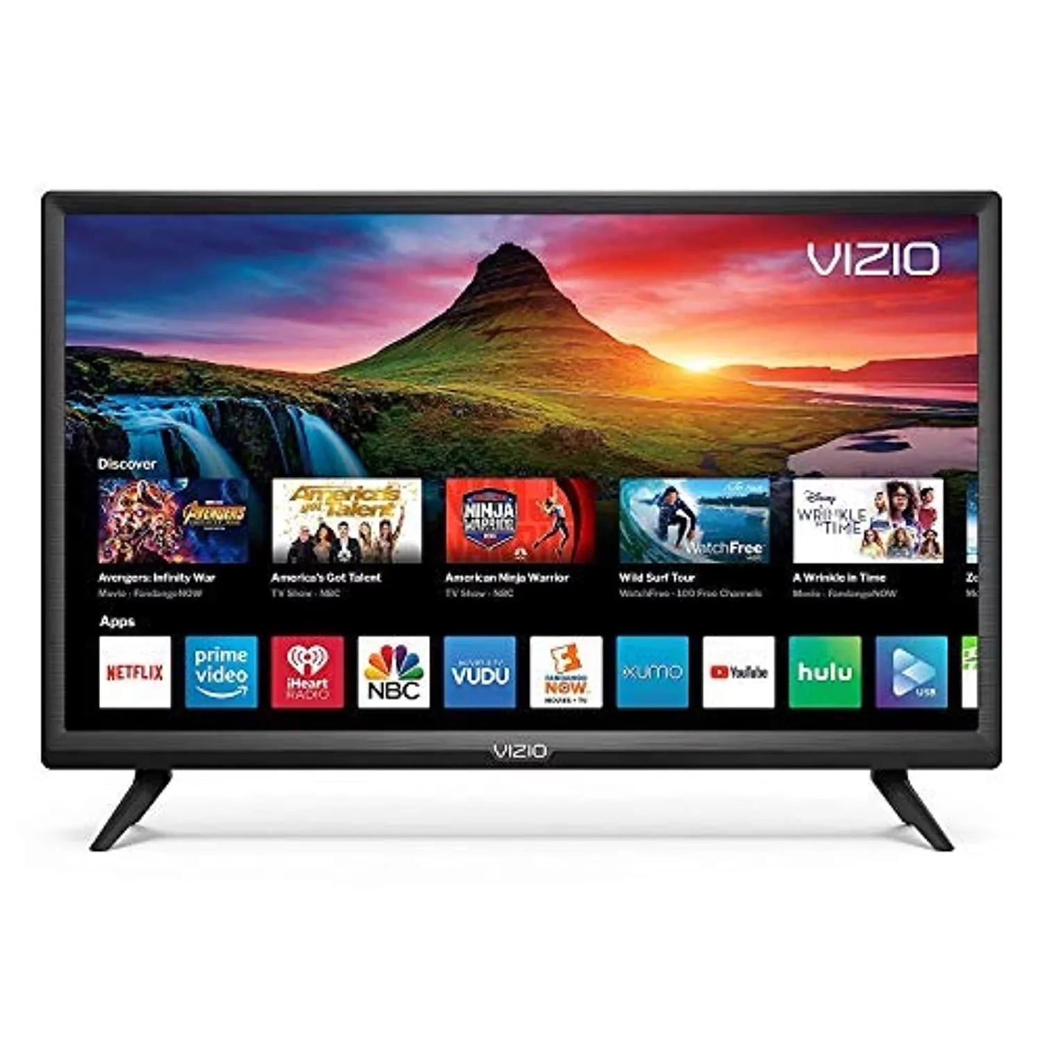 Vizio -Series 24inch  (720P) Smart  , Smartcast + Chromecast Included - -