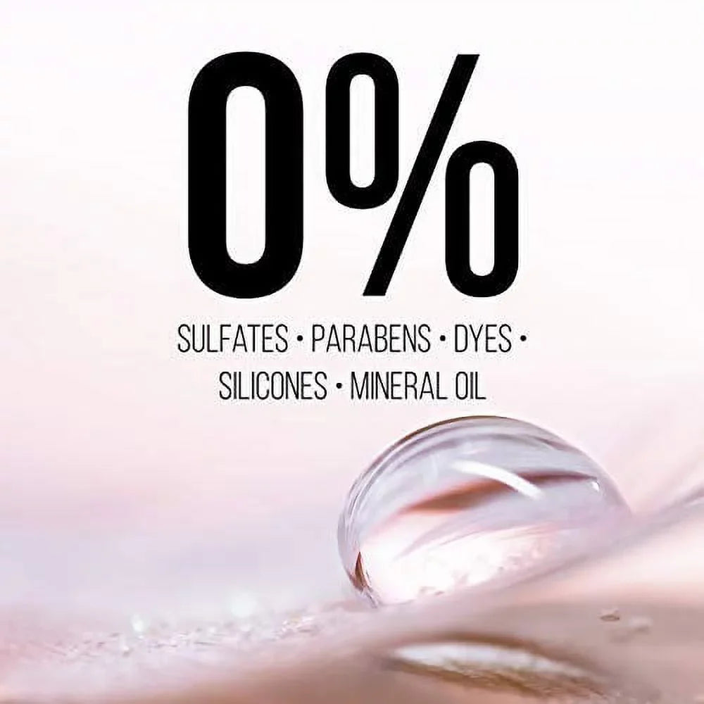 Pantene, Shampoo and Sulfate Free Conditioner Kit, Paraben and Dye Free, Pro- Blends, Soothing Rose Water, 17.9 fl oz, Twin Pack Rosewater Kit