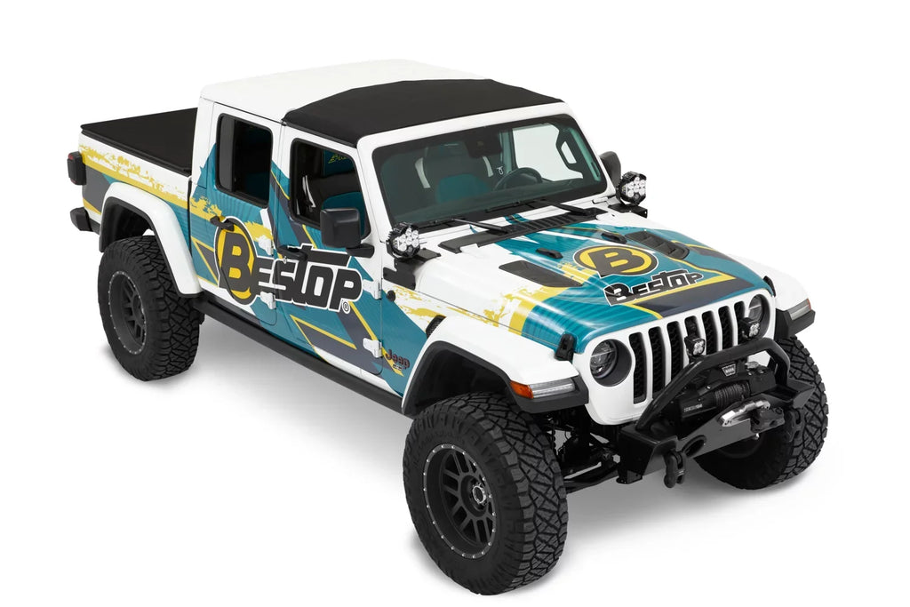 Bestop 52454 17 Sunrider For Hardtop Black Twill For Use /Hard Top Superseded