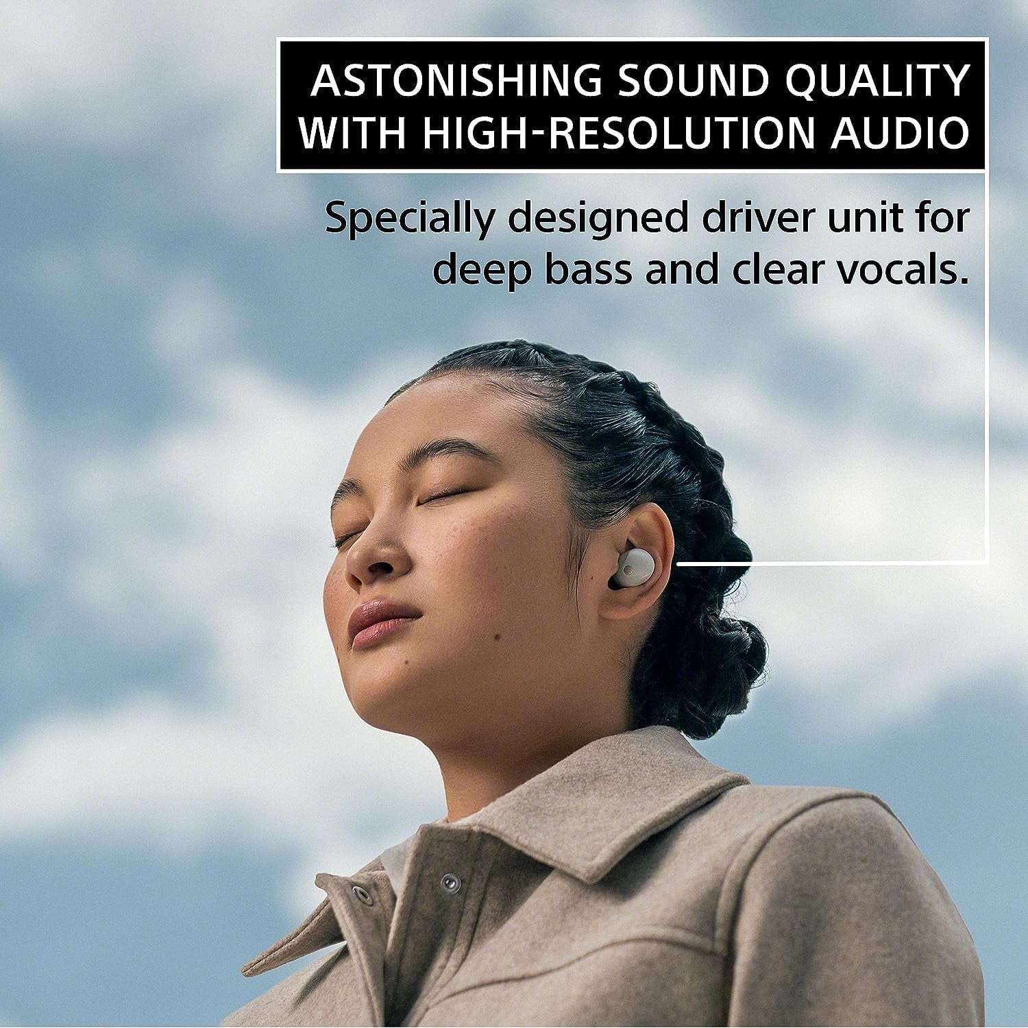 Sony -1000XM5- Wireless Noise Canceling High-Res Earbuds with an Additional 2 Year Coverage by Epic Protect (2023)