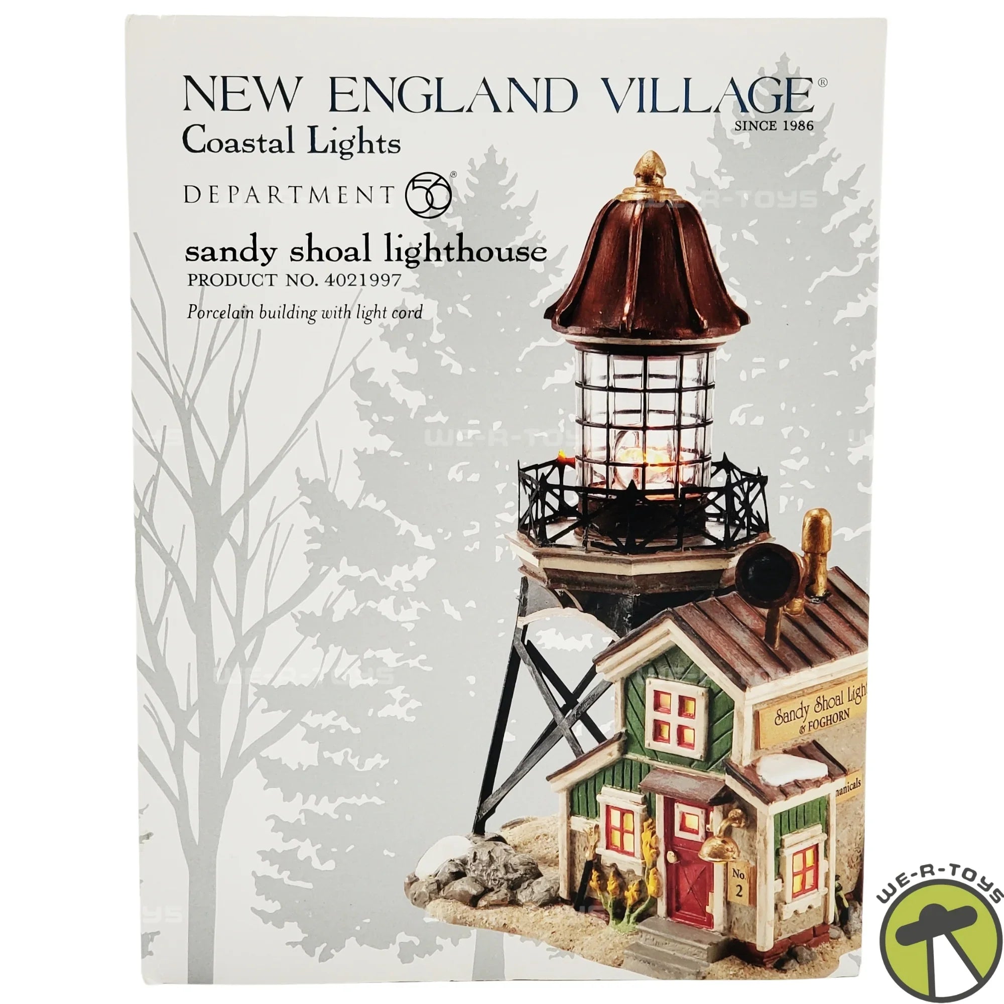 Department 56 New England Village Coastal Lights Sandy Shoal Lighthouse 4021997
