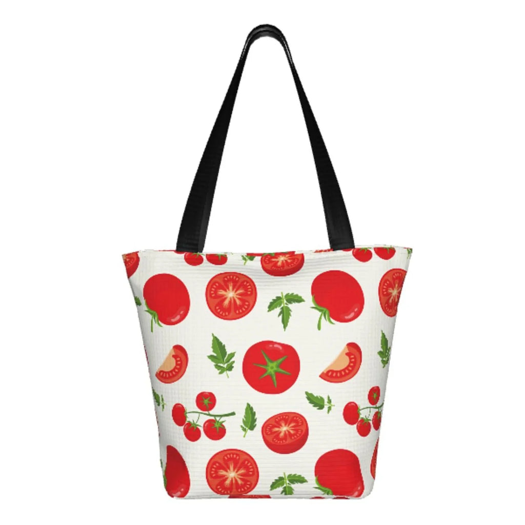Lukts Fresh Red Tomato Tote Bag,Shoulder Bag Women' Hobos Handbags Large Capacity Shopping Bag