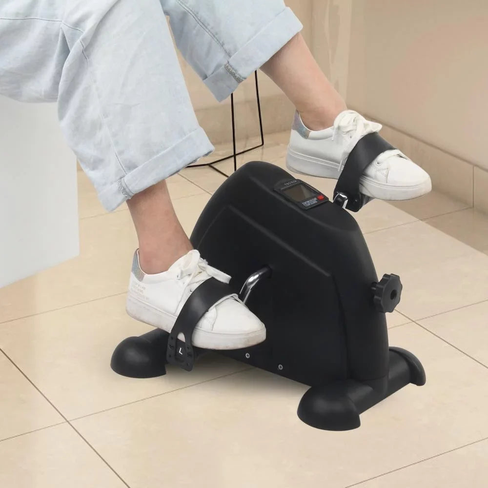 GoDecor Under Desk Bike Pedal Exerciser, Home ExerciseTherapy Bicycle, Black