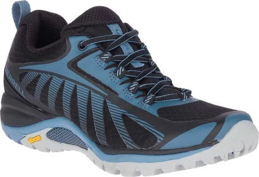 Merrell Womens Siren Edge 3 Hiking Shoes - Black  / Bluestone - 7