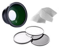Canon PowerShot   Mark  0.43X High Definition Super Wide Angle Lens w/ Macro + Filter Kit + Lens/Filter Adapter