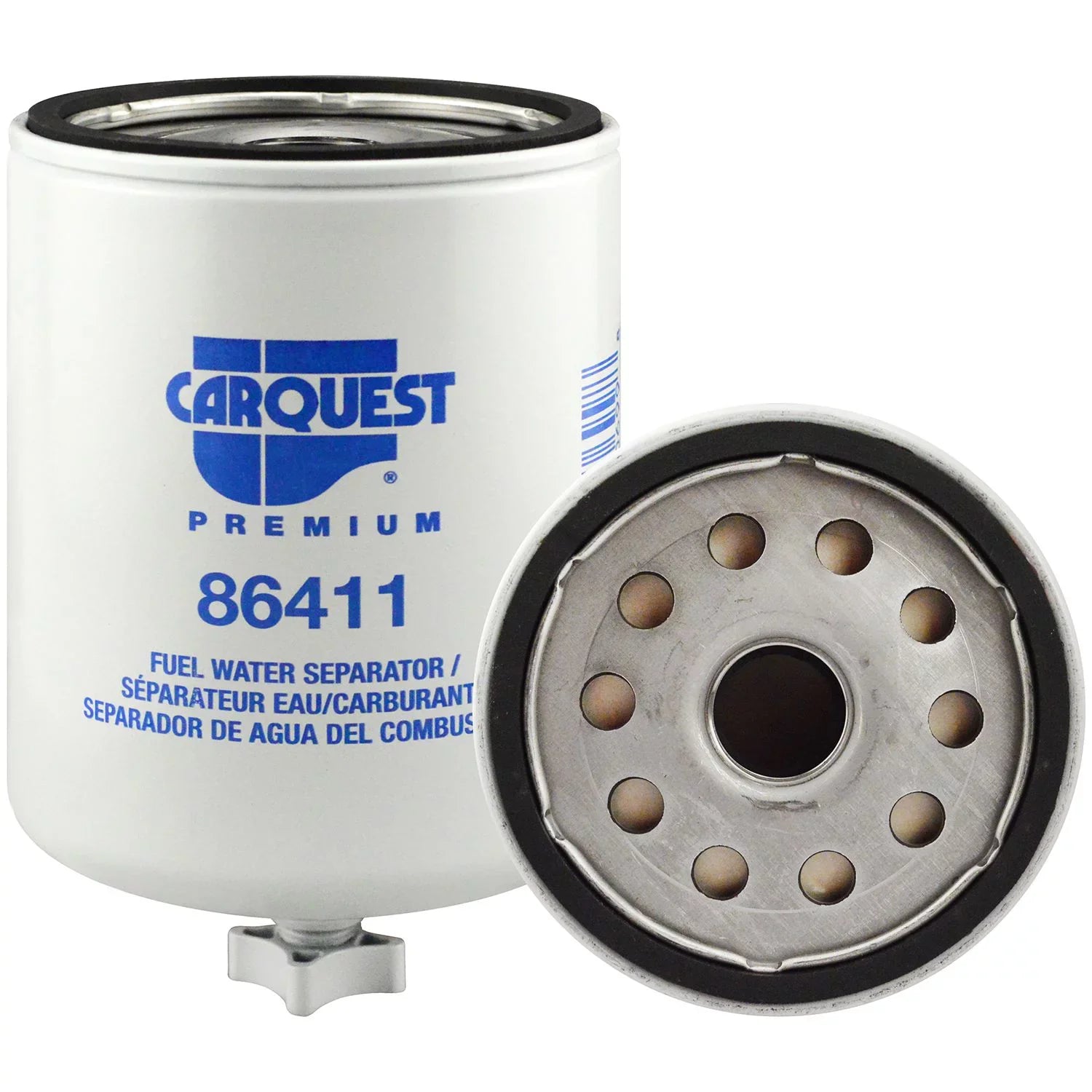 Carquest Premium Fuel/Water Separator Spin-on with Drain