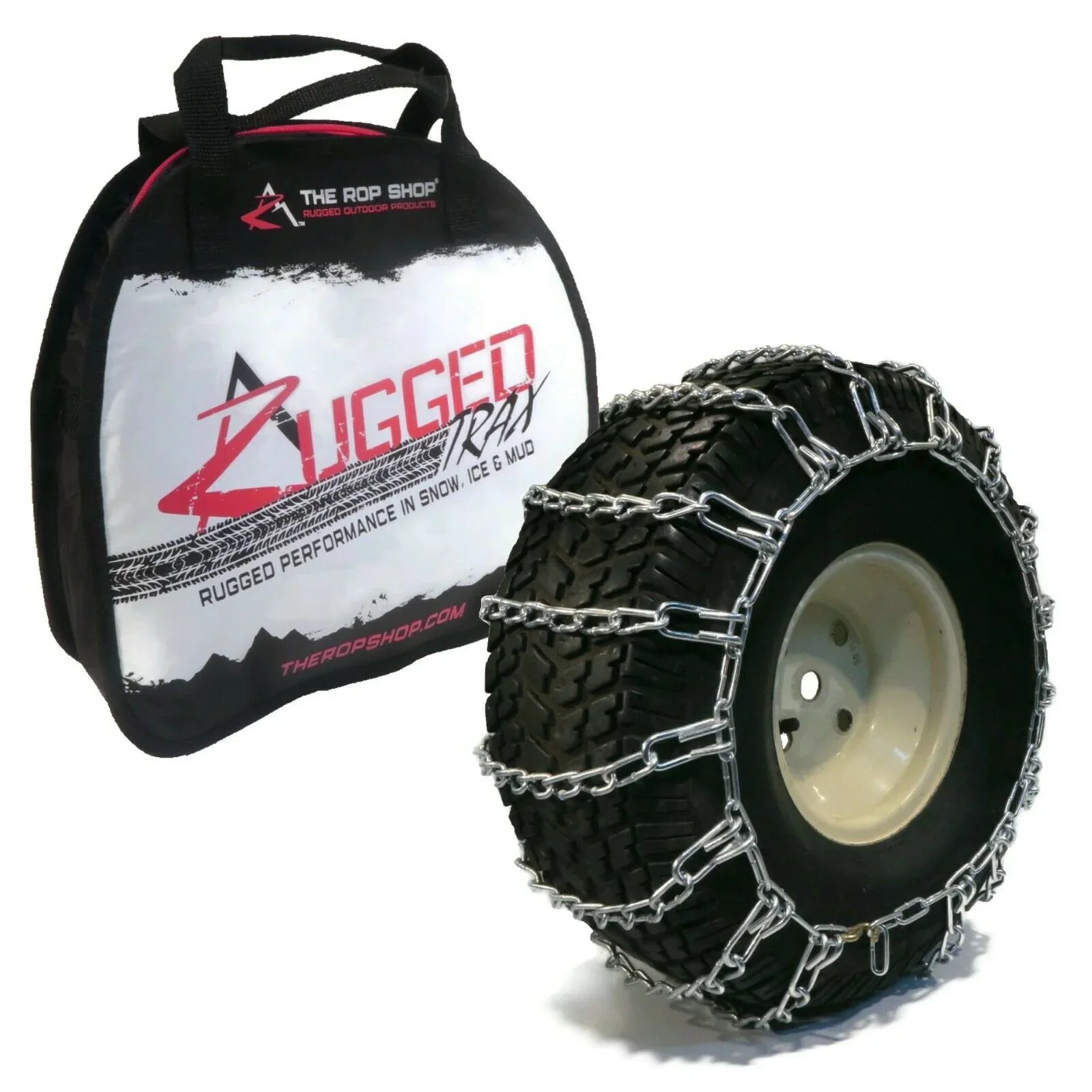 The  Shop | Pair 2 Link Tire Chains 19x9.5x8 For Many Kawasaki Mule Teryx  Vehicle