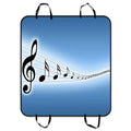 Lovely Melody Music Notes Pet Car Seat Cover Dog Car Seat Mat Hammock Cargo Mat Trunk Mat For Cars Trucks and  54x60 inches