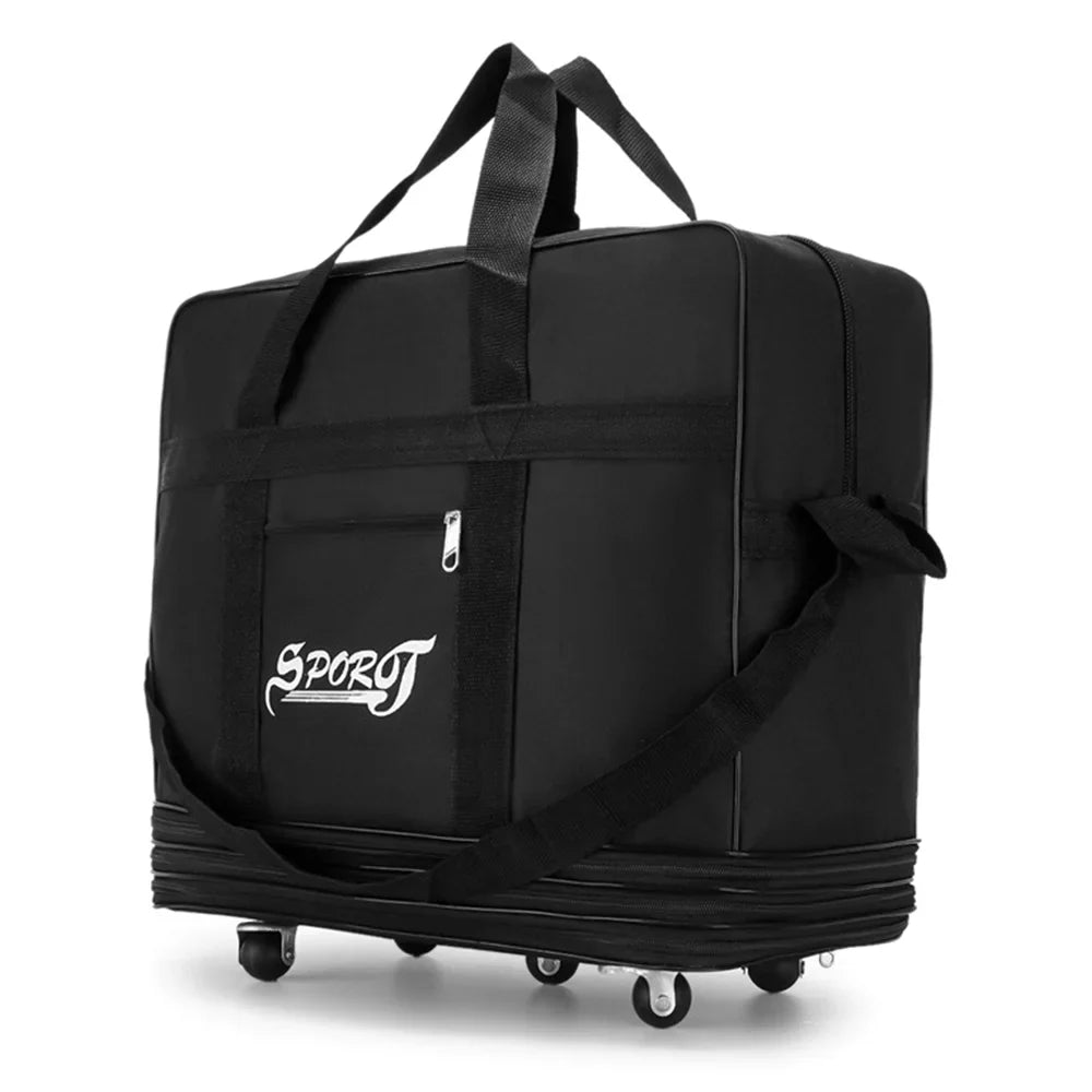 Lixada Foldable Suitcase Expandable Travel Luggage for Men and Women