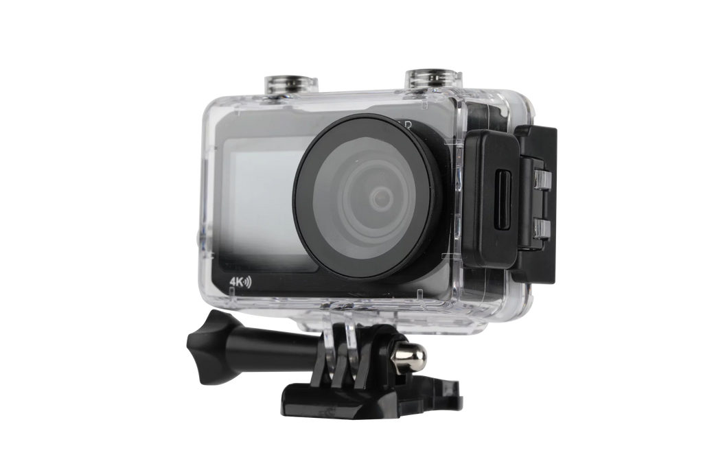 Vivitar  4k Dual-Screen Action Cam, 16MP  Waterproof Digital Video Camera with Built in Gimbal
