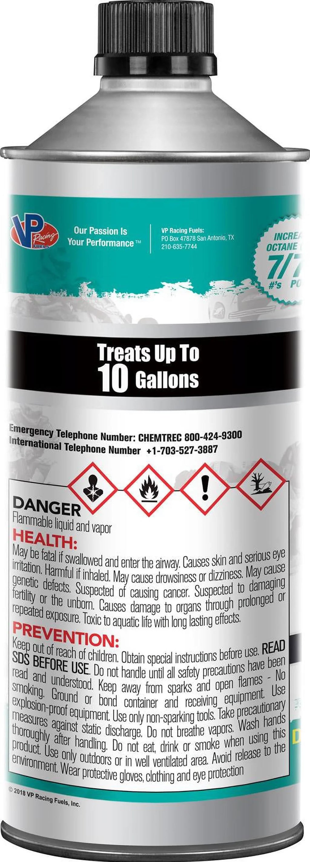 Racing Octanium Octane Unleaded 32 oz  - Treats 10 gallons fuel 29505